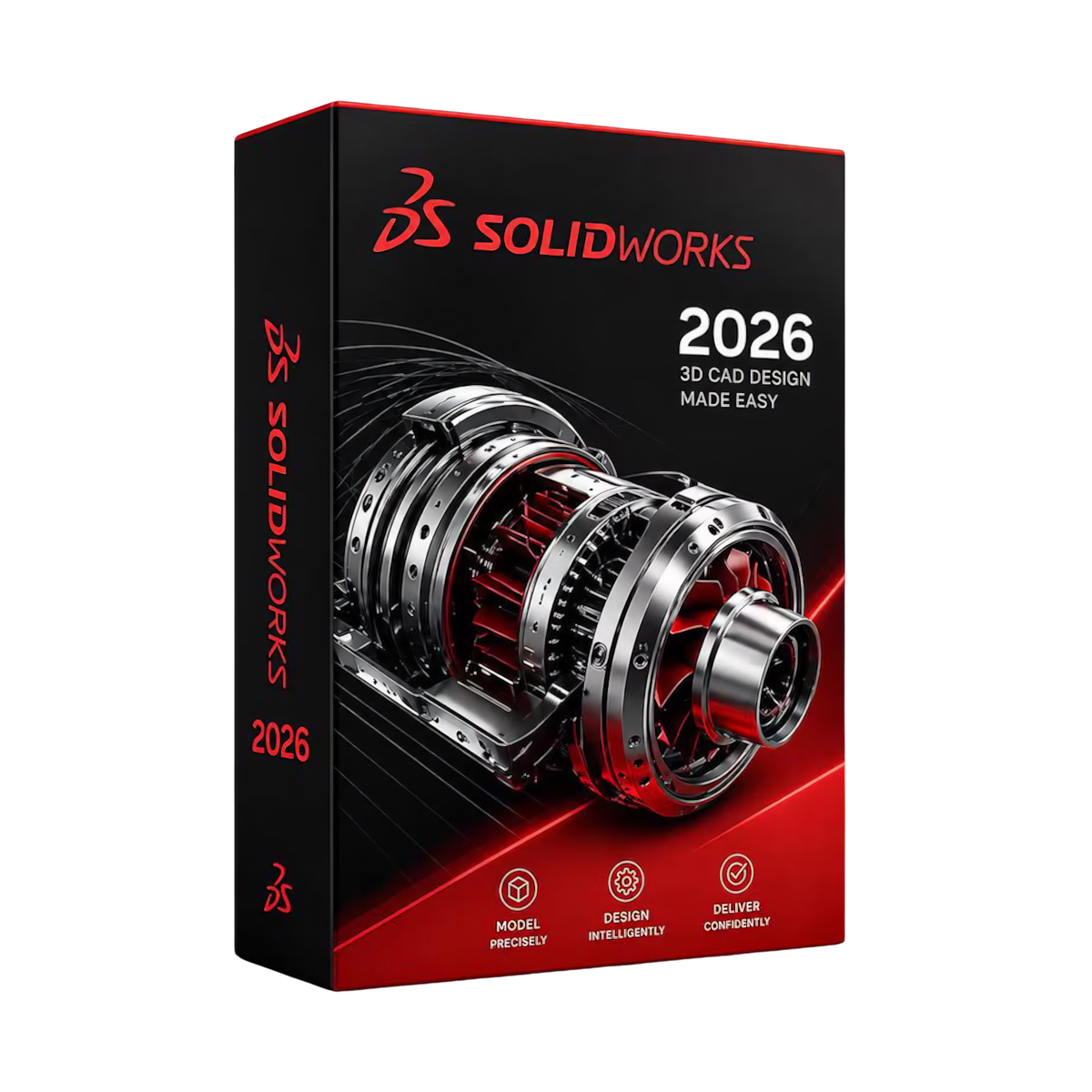 SolidWorks 2026 Lifetime License – Professional 3D CAD Design & Engineering Software for Windows & Mac