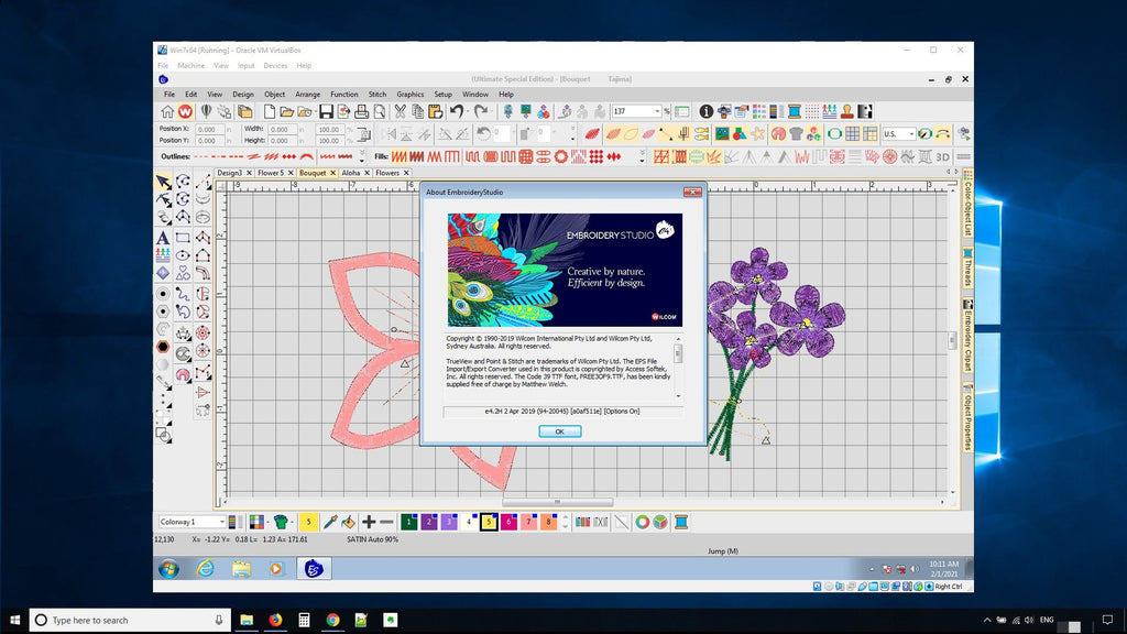 Wilcom Embroidery Studio e4.2 | Professional Digitizing & Lettering Software | Digital Download