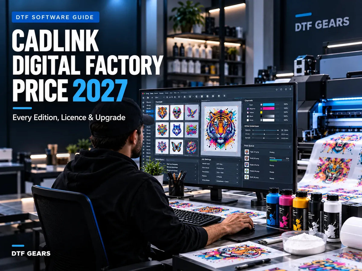 Cadlink Digital Factory 10 DTF RIP Software – Complete Windows Lifetime License & Print Production Suite